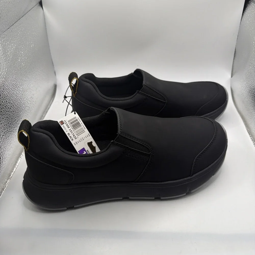 Gerry Moc II Slip-On Casual Shoes Men's Black Flexible Lightweight Comfort - 10‎